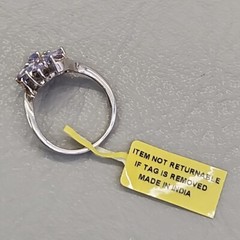Iolite Ring Violet Lavender Sterling Silver 925 STS JTV Sz 7