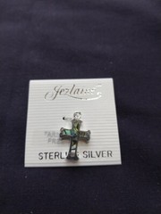 Jezlaine Pendant Sterling Silver Cross