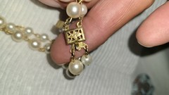 LOT OF 4 COSTUME JEWELRY NECKLACES & BRACELETS