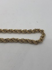 Lariat necklace vintage goldtone unbranded 36 in
