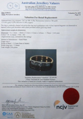 VINTAGE 18ct GOLD RING SET WITH 4 TAPERED BAGUETTE CUT DIAMONDS