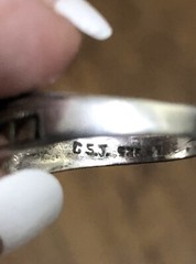 Estate Find .925 Amethyst and Markasite Ring