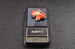 Japan vintage Coral Carved 5 items Pendant (66.0ct) Certificate Japanese motif.