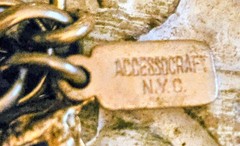 Vintage Accessocraft NYC Pair Of Statement Charm Bracelets