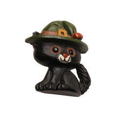 Hallmark Cards Halloween Black Cat Plastic Brooch Pin – 1.5 Inches Long