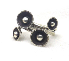Bold Heart Statement Ring Size 7 US Gothic Punk Hip Hop Fashion Jewelry 7.81 GRM