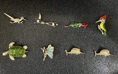 Vintage Gerry’s Gold Tone Brooches