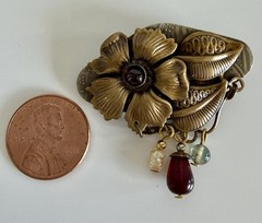 Three Silver Forest Vintage Flower Brooches / Pins- Late 80s/ Early 90s Rare