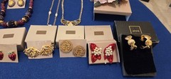 Vintage Avon Jewlery Lot Of 15.new In Box.sterling Silver Perfume Charm.1980s-90