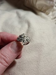 Antique Vintage Ring Morganite? Engagement Ring Unmarked Very Beautiful And Old