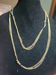 Vintage Gold Tone 24 Inch Necklace