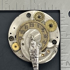 Steampunk Clockwork Brooch Parts Approx 1-3/4” Wide P21