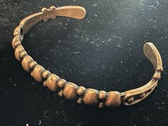 Vintage Bell Trading Post Solid Copper Cuff Bracelet 6.5”