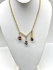 I Am Edgar Berebi Thé 3 Wishes Charm Necklace Just Found 1998 Vintage Jewelry