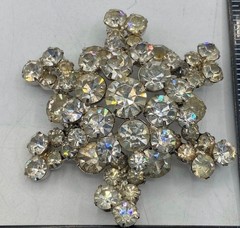 Vintage Verified Juliana by D&E Clear Rhinestone Brooch #8733