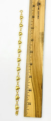 Avon Gold Tone Heart Link Bracelet 8.5 in