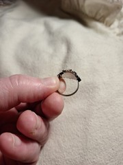 Antique Vintage Ring Morganite? Engagement Ring Unmarked Very Beautiful And Old