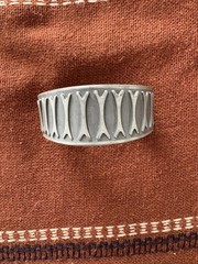Vintage Pewter Norway Cuff Bracelet BM – Brodrene Mylius – Mid Century Nordic