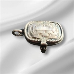 Antique Silver Egyptian Moses Basket Pendant