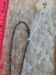 Lot Of 3 Vintage Necklaces Lucite Mica inside Bakelite? Pearl Metal paint mosiac