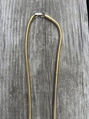 Vintage LANVIN IVORY KEYHOLE PENDANT NECKLACE