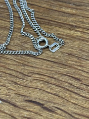antique large rutilated tourmaline quartz pendant with chain necklace 835 silver