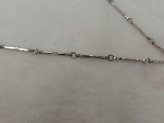 Vintage 1974 Avon Mayan Pendant Necklace Silver Tone Modernist Brutalist Hinged