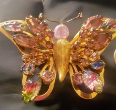 Vintage Selro Selini Butterfly Brooch