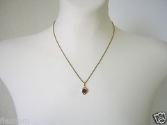 Necklace & Pendant Gemstone Theodor Klotz 5.1 G/44.5 Cm/2.2 X 1.1 Cm