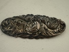 Vintage S Kirk & Son Sterling 925 Rose Repoussé bracelets and pin