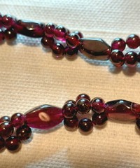 Vintage Natural Red Pyrope Garnet/Almandine Garnet Necklace Grape Clusters…