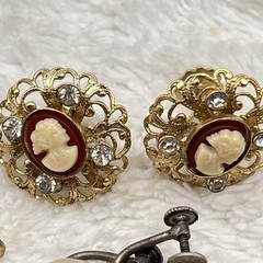 Vintage Screw Back Earring Jewelry Lot 6 Pairs NICE UNIQUE