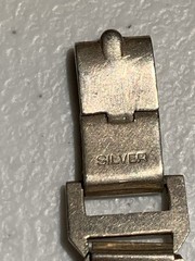 Vintage Silver Floral Panel Bracelet