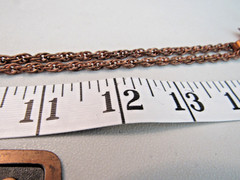 LOT OF 2 VINTAGE COPPER THUNDERBIRD PENDANT NECKLACES BELL & SOLID COPPER