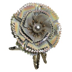 Vtg 1950s–1970s Lot of 4 Vintage Flower Brooches Enamel & Signed Coro Jewelry
