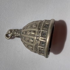 Michangelo St Peters Basilica Dome Rome Italy 800 silver charm pendant