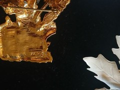Vtg lot Brooch Pins Autumn Leaves Costume Jewelry Avon BSK KC Kohl’s carded FALL