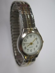 Wristwatch Watch Quartz WS21B PC21 White Face MZ Berger Japan Vintage NON runnin