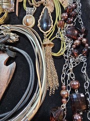 Vintage To Now Gorgeous Boho Mixed Jewelry Lot As Pictured