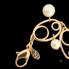 Vintage 1970s Faux Pearl Necklace With Jeweler Hallmark