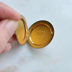 Antique Edwardian Locket – Double-Sided Locket – Gold Filled
