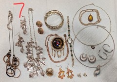 Lot Of Estate Costume Jewelry, 15 Pcs