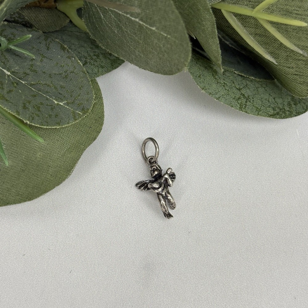 Vintage Sterling Silver Cherub Cupid Charm
