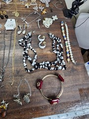 Vintage to now Costume jewelry Lot Mixed Jewelry Lot Pendants Earings Necklaces
