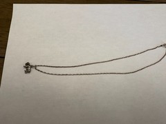 Vintage Silver Buffalo Necklace