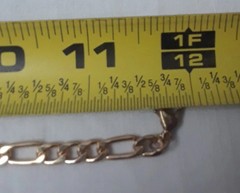 Vintage Lot of 2 Gold-Tone Stackable Flat Chain Necklace 16 – 24 inch