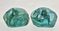 Runway Gerda Lynngaard Monies Seafoam Green Lucite Necklace Bracelet Earring Set