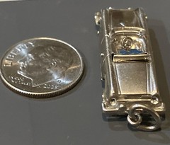 Vintage Articulated Sterling Silver Convertible Car Pendent Charm 1.25″ 5 Grams