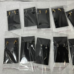 VTG. Retro Bling Clip On Earrings Lot Of 14 Pairs Packaged And Ready For Sale