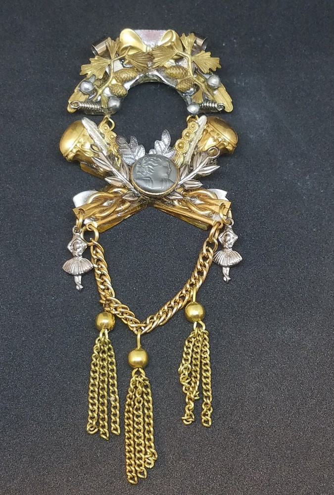 Vintage John Wind Maximal Art 1988 Chatelain Brooch